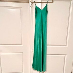 Dannijo Emerald Maxi Slip Dress
